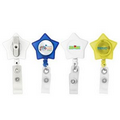 Star Shaped Retractable Badge Holder (Direct Import - 10 Weeks Ocean)